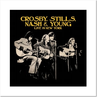 Crosby Stills Nash Young Posters and Art